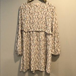 long sleeved floral dress